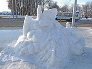 Фотографии города, зима, Памятники Костромы, архитектура города, гостиницы, места отдыха, Золотое Кольцо России, Ипатьевский монастырь
