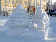 Фотографии города, зима, Памятники Костромы, архитектура города, гостиницы, места отдыха, Золотое Кольцо России, Ипатьевский монастырь