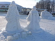 Фотографии города, зима, Памятники Костромы, архитектура города, гостиницы, места отдыха, Золотое Кольцо России, Ипатьевский монастырь