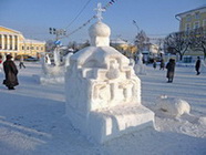 Фотографии города, зима, Памятники Костромы, архитектура города, гостиницы, места отдыха, Золотое Кольцо России, Ипатьевский монастырь