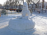 Фотографии города, зима, Памятники Костромы, архитектура города, гостиницы, места отдыха, Золотое Кольцо России, Ипатьевский монастырь