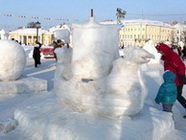 Фотографии города, зима, Памятники Костромы, архитектура города, гостиницы, места отдыха, Золотое Кольцо России, Ипатьевский монастырь