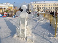 Фотографии города, зима, Памятники Костромы, архитектура города, гостиницы, места отдыха, Золотое Кольцо России, Ипатьевский монастырь