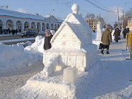 Фотографии города, зима, Памятники Костромы, архитектура города, гостиницы, места отдыха, Золотое Кольцо России, Ипатьевский монастырь