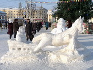 Фотографии города, зима, Памятники Костромы, архитектура города, гостиницы, места отдыха, Золотое Кольцо России, Ипатьевский монастырь